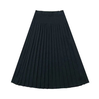 Coco Blanc Pleated Silk Skirt