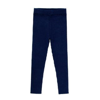 Coco Blanc Navy Ribbed Leggings