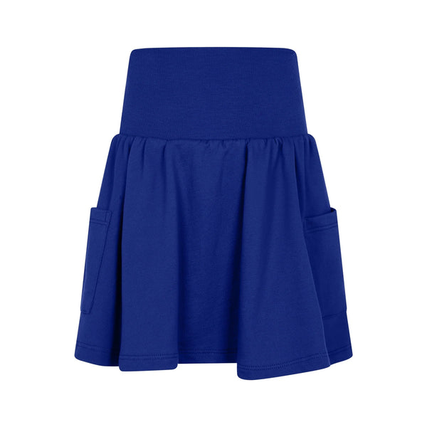 Little Parni Royal Blue Short Tiered Skirt