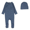 Lilette Sail Away Footie Set in Off Navy