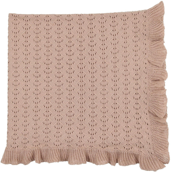 Lil Legs Pink Knit Girls Blanket