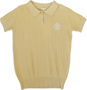 Analogie Knit Polo in Yellow