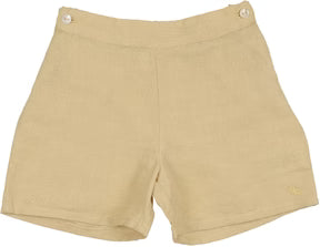 Analogie Solid Shorts in Yellow