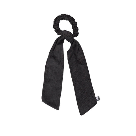 Knot Corduroy Hairtie Blackbird
