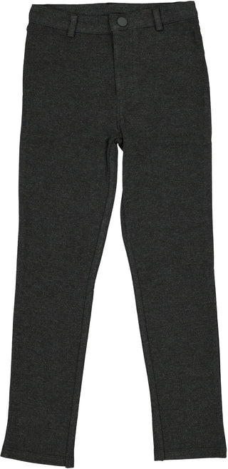 Lil Legs Knit Pants Without Seam in Heather Grey