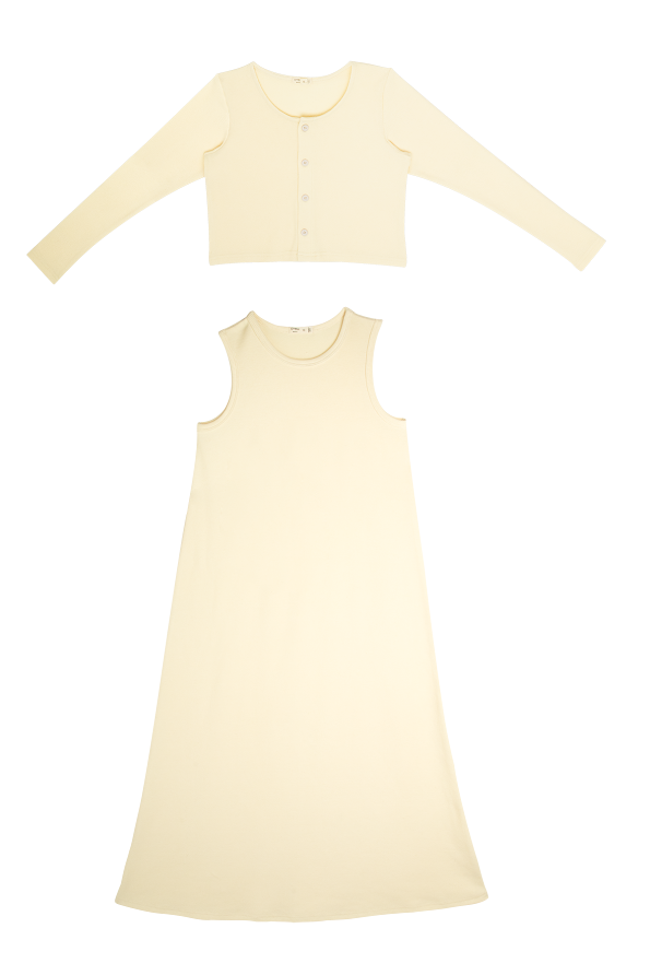 Crew Kids Orly Maxi Set in Natural