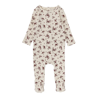 Lil Legs Floral Cluster Footie