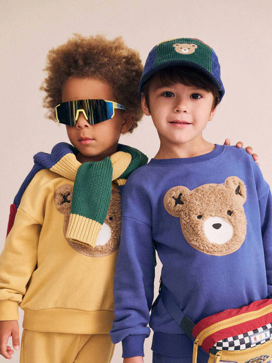 Hux Furry Huxbear Cobalt Sweatshirt