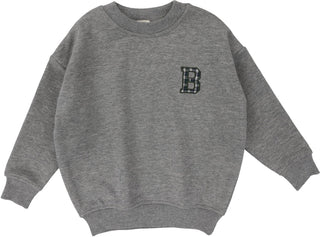 Lil Legs Light Grey Applique Sweatshirt