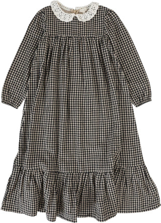Lil Legs Folk Maxi in Gingham