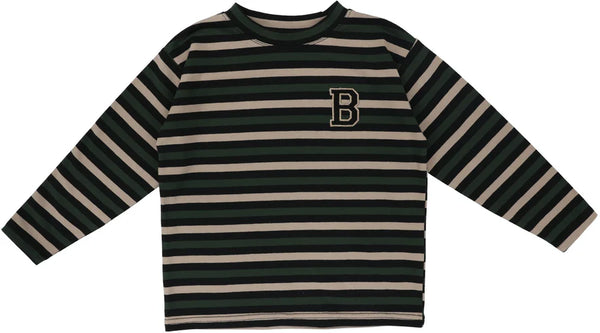 Analogie Boys Green Stripe Tee