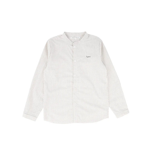 Little Parni Black/Burgundy Boys Tattersall Shirt