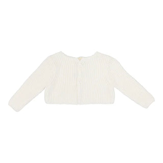 Lilette Chunky Knit Shrug In Winter White