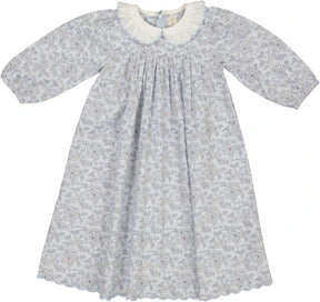 Analogie Clear Blue Mountain Meadows 3/4 Sleeve Dress