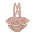 Analogie Pink Suspender Bloomer Set