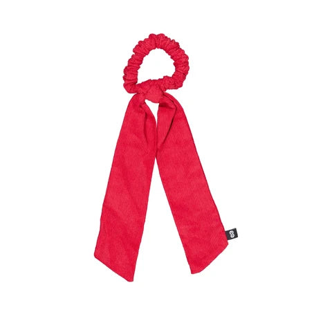 Knot Corduroy Hairtie Cardinal Red