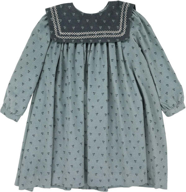 Analogie Primrose Dress in Dusty Blue
