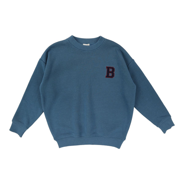 Lil Legs Blue Applique Sweatshirt