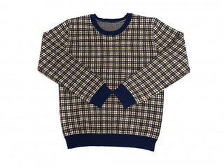 Klai Plaid Sweater in Blue