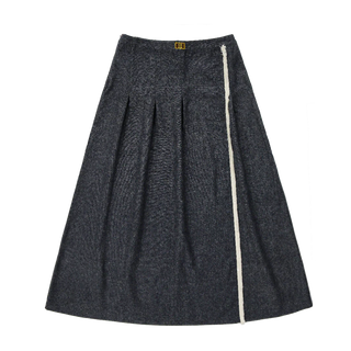 Coco Blanc Side Fringe Skirt