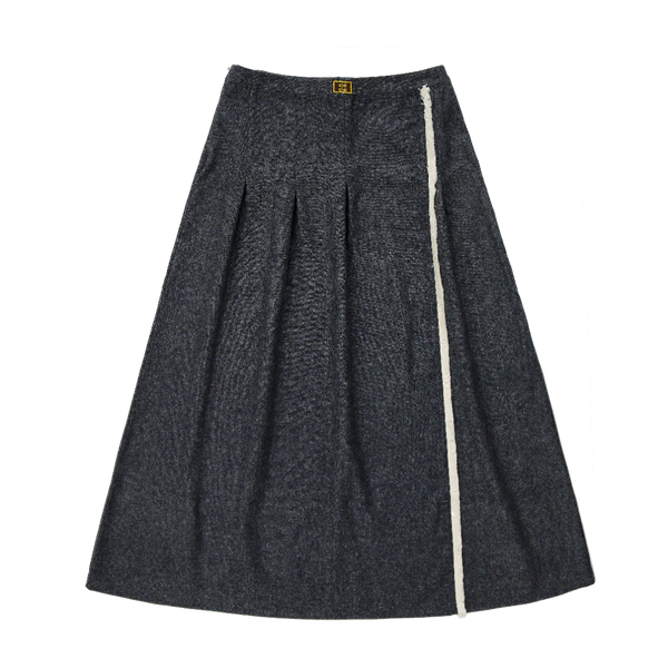 Coco Blanc Side Fringe Skirt