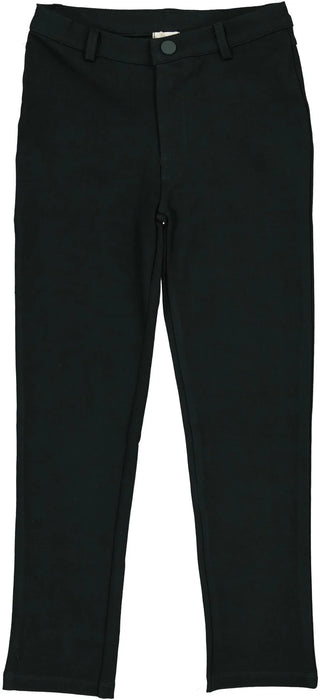 Lil Legs Knit Pants Without Seam in Hunter Green
