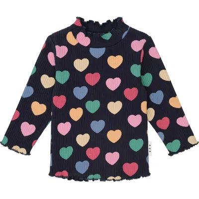 Hux Multi Hearts Rib Skivvy