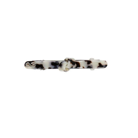 Knot Tortoise Barrette Dove