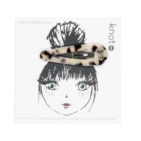 Knot Tortoise Jumbo Snap Clip Dove