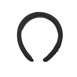 Knot Jersey Padded Headband in Black