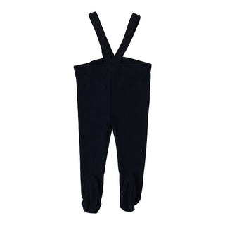 Lil Legs Navy Footed Suspender Leggings