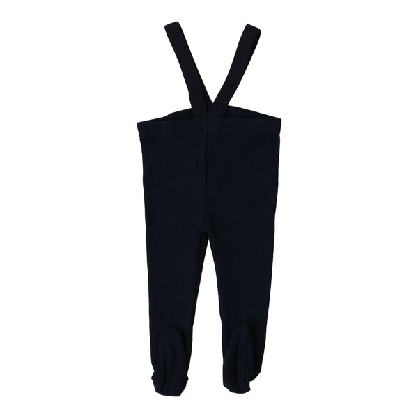 Lil Legs Navy Footed Suspender Leggings