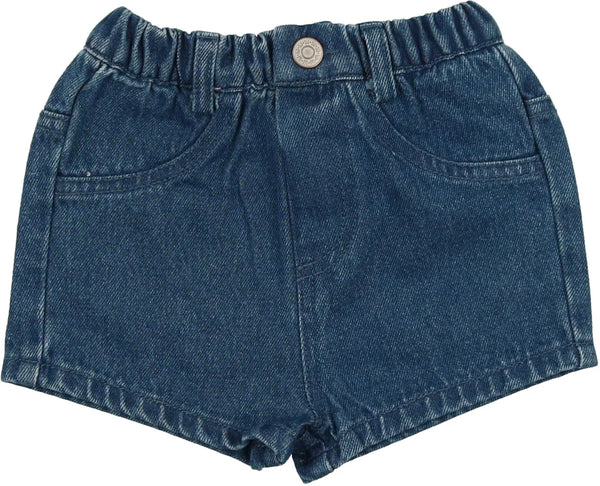 Lil Legs Blue Denim Dark Wash Shorts