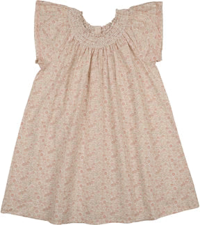 Lil Legs Sunny Blossoms Flutter Dress in Bud Pink