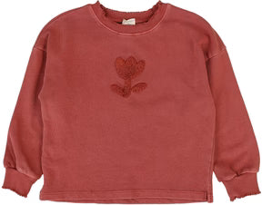 Analogie Sherpa Tulip Top in Mineral red