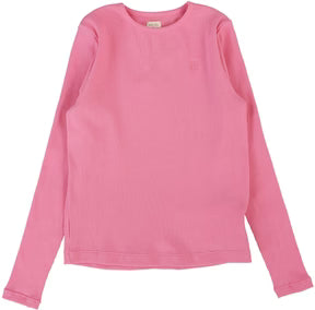 Lil Legs Basic Tee in Fresh Pink