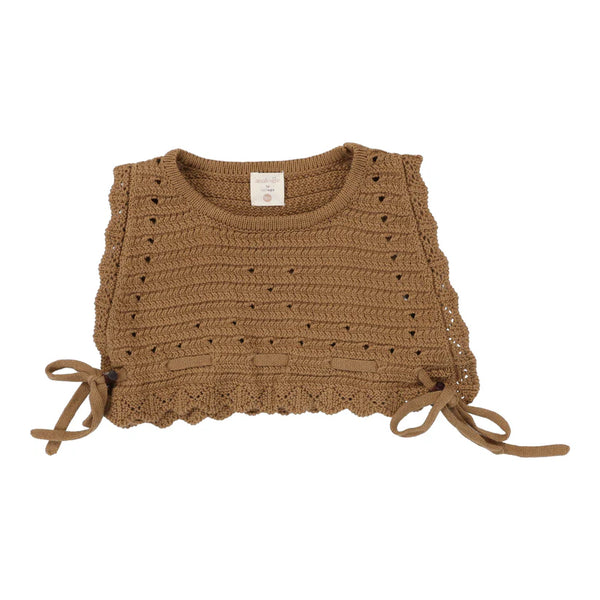 Analogie Girls Camel Vest