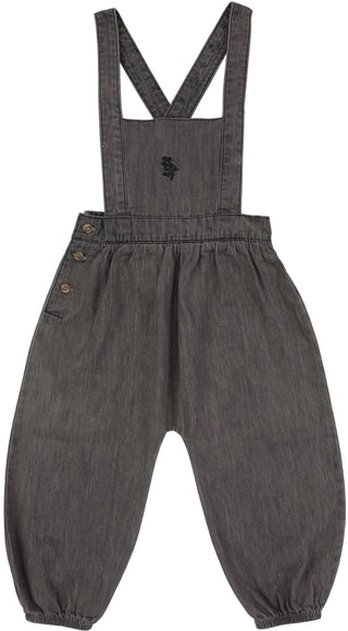 Analogie Tencel Girls Romper in Grey Wash
