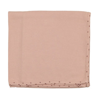 Lilette Pink Rose Ribbed Star Blanket