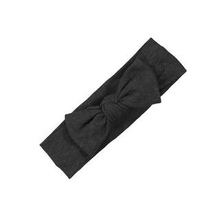 Knot Jersey Headwrap in Black