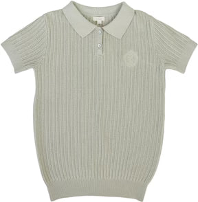 Analogie Knit Polo in Shrub Green