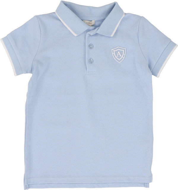 Analogie SS Logo Polo In Light Blue