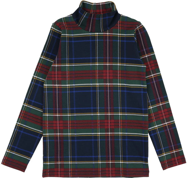 Analogie Plaid Mockneck