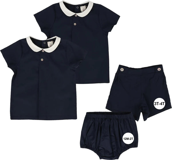 Analogie Peter Pan Set in Navy