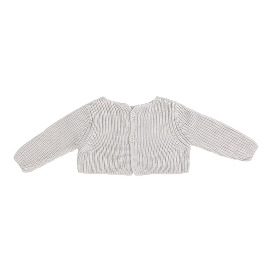 Lilette Chunky Knit Shrug In Light Blue