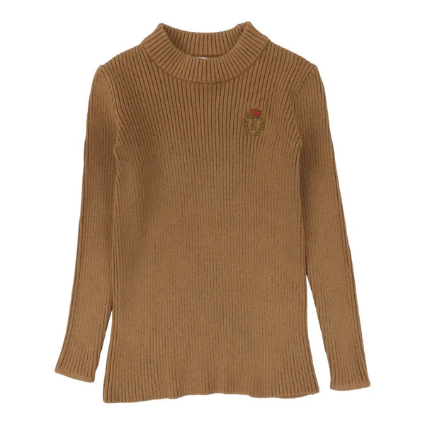 Analogie Camel Crest Knit Mockneck