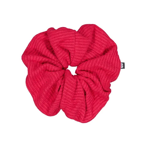 Knot Waffle Jumbo Scrunchie Cardinal Red