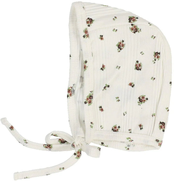 Lil Legs Vintage Floral Bonnet in Dark Floral
