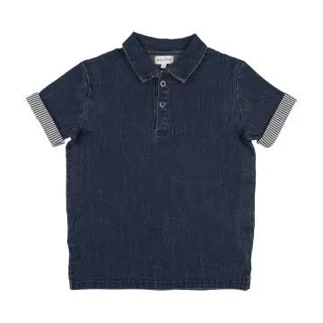 Bopop Pinstripe Boys Polo