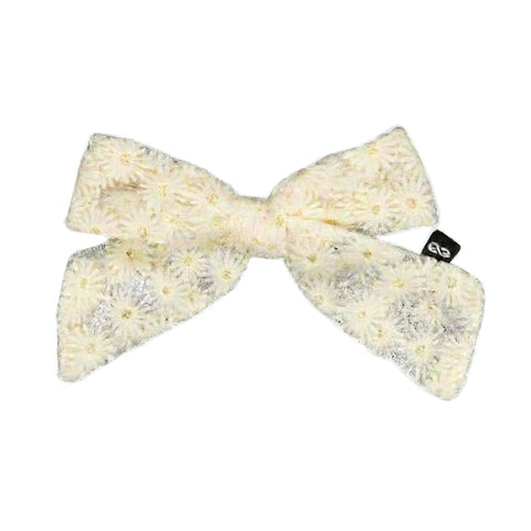 Knot PETAL NEST Short Bow Clip Dove